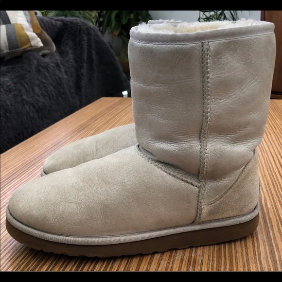 Ugg Gold Shimmer Classic Short Boots - Picture 1 of 9